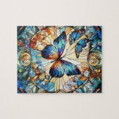 Mozaïek Vlinder Legpuzzel (Horizontaal)
