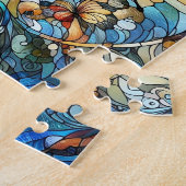 Mozaïek Vlinder Legpuzzel (Zijkant)