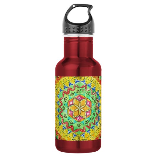 mozaïek waterfles (Voorkant)