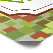 Mozaïek welkomstteken Poster (Hoek)