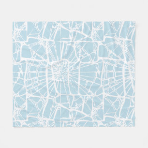 Mozaïek Whimsy Blue Fleece Deken