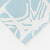 Mozaïek Whimsy Blue Fleece Deken (Hoek)