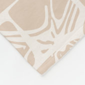 Mozaïek Whimsy Warm Neutral Fleece Deken (Hoek)