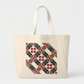 Mozaïek yogamat grote tote bag (Voorkant)