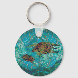 Mozaïek Zee Schildpadden sleutelhanger