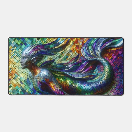 Mozaïek Zeemeermin Bureaumat (Voorkant)
