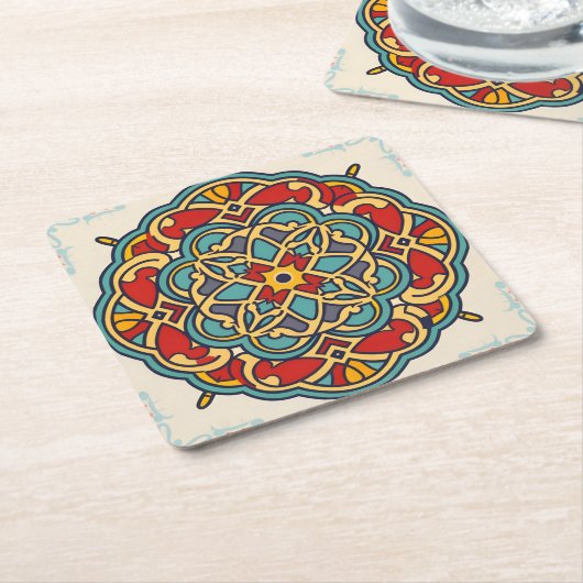 mozaïek zellige kartonnen onderzetters (Schuin)