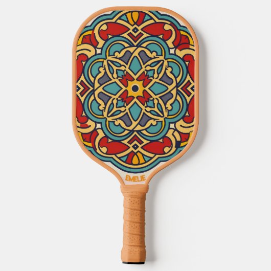 mozaïek zellige pickleball paddle (Achterkant)