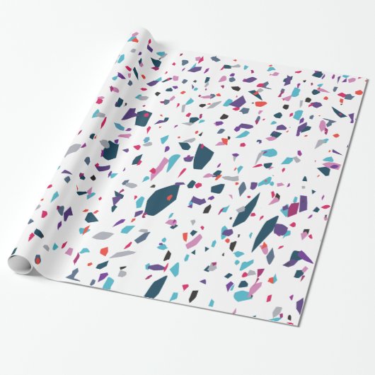 Mozaïek Zomer Cadeaupapier (Uitgerold)