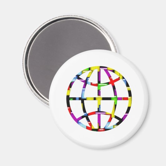 mozaïekaarde magneet (Voorkant / Achterkant)