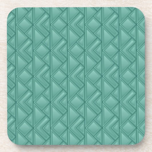 Mozaïekachtergrond Bier Onderzetter (Voorkant)