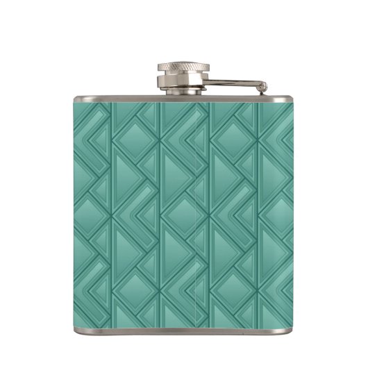 Mozaïekachtergrond Heupfles (Achterkant)