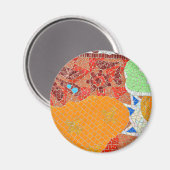 mozaïekachtige tegels scheuren stukjes met één puz magneet (Voorkant / Achterkant)