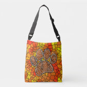 Mozaïekart, foto's afdrukken\ crossbody tas (Voorkant)