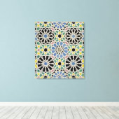 Mozaïekavement in het Alhambra, uit 'The Arabian Canvas Afdruk (Insitu (Houten vloer))