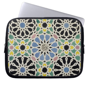 Mozaïekavement in het Alhambra, uit 'The Arabian Laptop Sleeve