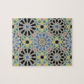 Mozaïekavement in het Alhambra, uit 'The Arabian Legpuzzel (Horizontaal)