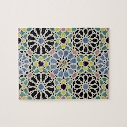 Mozaïekavement in het Alhambra, uit 'The Arabian Legpuzzel (Horizontaal)