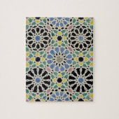 Mozaïekavement in het Alhambra, uit 'The Arabian Legpuzzel (Verticaal)