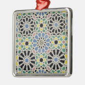 Mozaïekavement in het Alhambra, uit 'The Arabian Metalen Ornament (Links)