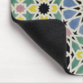 Mozaïekavement in het Alhambra, uit 'The Arabian Muismat (Hoek)