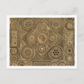 Mozaïekavement voor het Altaar, bord A van 'We' Briefkaart (Voorkant)