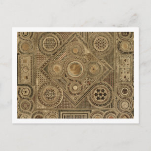 Mozaïekavement voor het Altaar, bord A van 'We' Briefkaart