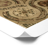 Mozaïekavement voor het Altaar, bord A van 'We' Poster (Hoek)