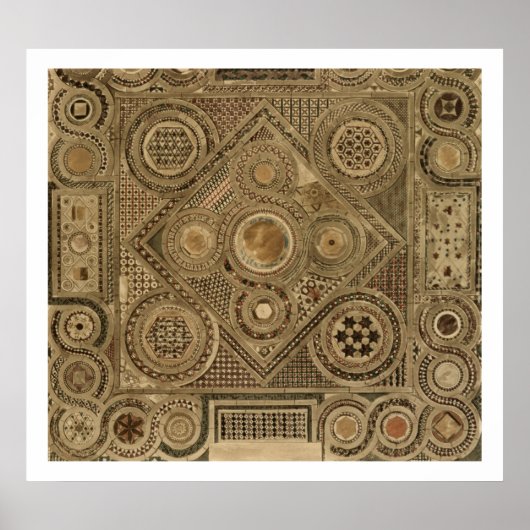 Mozaïekavement voor het Altaar, bord A van 'We' Poster (Voorkant)