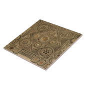 Mozaïekavement voor het Altaar, bord A van 'We' Tegeltje (Zijkant)