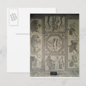 Mozaïekbedekking uit de Romeinse villa bij Laag Briefkaart (Voorkant / Achterkant)