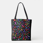 Mozaïekbeetjes en stukpatroonkunst tote bag (Achterkant)
