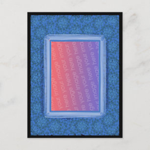 Mozaïekblauw Afbeelding Briefkaart