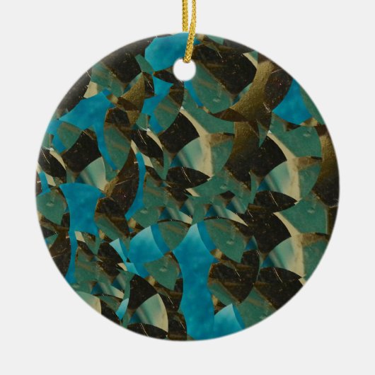 Mozaïekblauw Ornament (Voorkant)