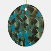 Mozaïekblauw Ornament (Links)