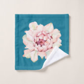 Mozaïekblauwe kleuren- en Waterverf-cactus Bad Handdoek (Wasdoekje)