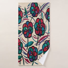 Mozaïekbloesem Badhanddoek