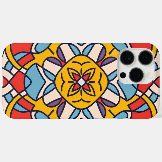 mozaïekboogcirkel, Mandala-Patroon Case-Mate iPhone Case (Achterkant (horizontaal))