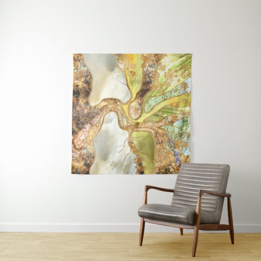 Mozaïekboom - Levensboom Wandkleed (In Situ (horizontaal))