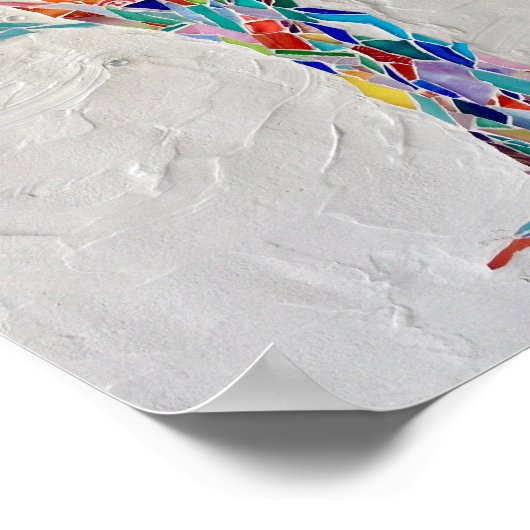 Mozaïekboom Poster (Hoek)