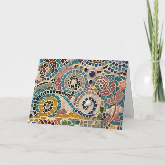 mozaïekbriefkaart kaart (Voorkant)