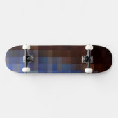Mozaïekbruin design skateboard (Horizontaal)
