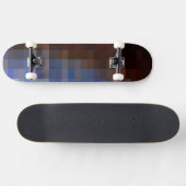 Mozaïekbruin design skateboard (Horizontaal)