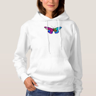 Mozaïekbutterflap, gekleurd glas hoodie