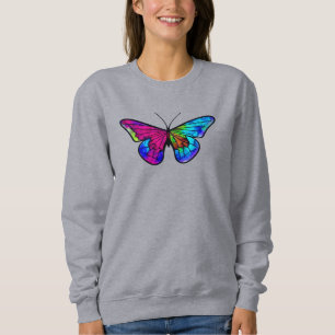 Mozaïekbutterflap, gekleurd glas trui