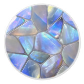 Mozaïekcellen van Moonstone Abstract Keramische Knop (Voorkant)