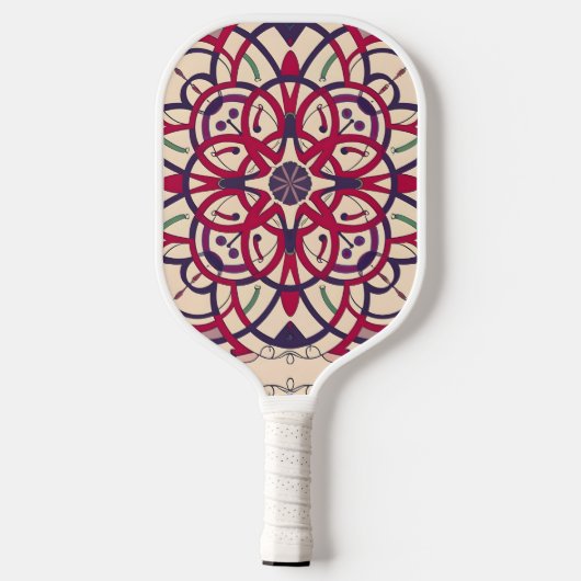 mozaïekcirkel, Mandala-Patroon Pickleball Paddle (Achterkant)