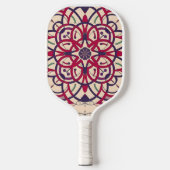 mozaïekcirkel, Mandala-Patroon Pickleball Paddle (Voorkant)