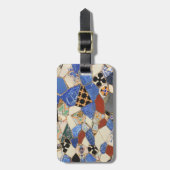 Mozaïekdecoratie Bagagelabel (Voorkant verticaal)