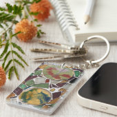 Mozaïekdecoratie Sleutelhanger (Voorkant Rechts)